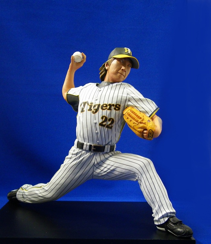 阪神タイガース「藤川球児」×「城島健司」1/6リアルフィギュアセットの 