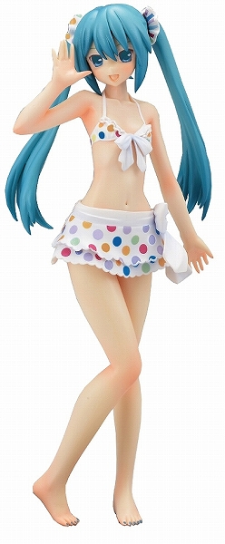 初音ミク -Project DIVA- F プレミアムフィギュア“初音ミク SWみずたまビキニ”全1種のフィギュア画像