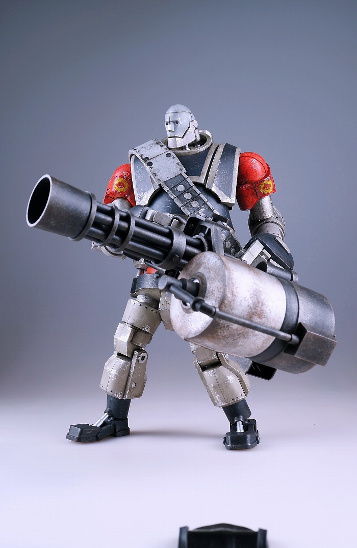 チームフォートレス2「Team Fortress2 Robot Heavy Red」「Team Fortress2 Robot Heavy Blue」のフィギュア画像