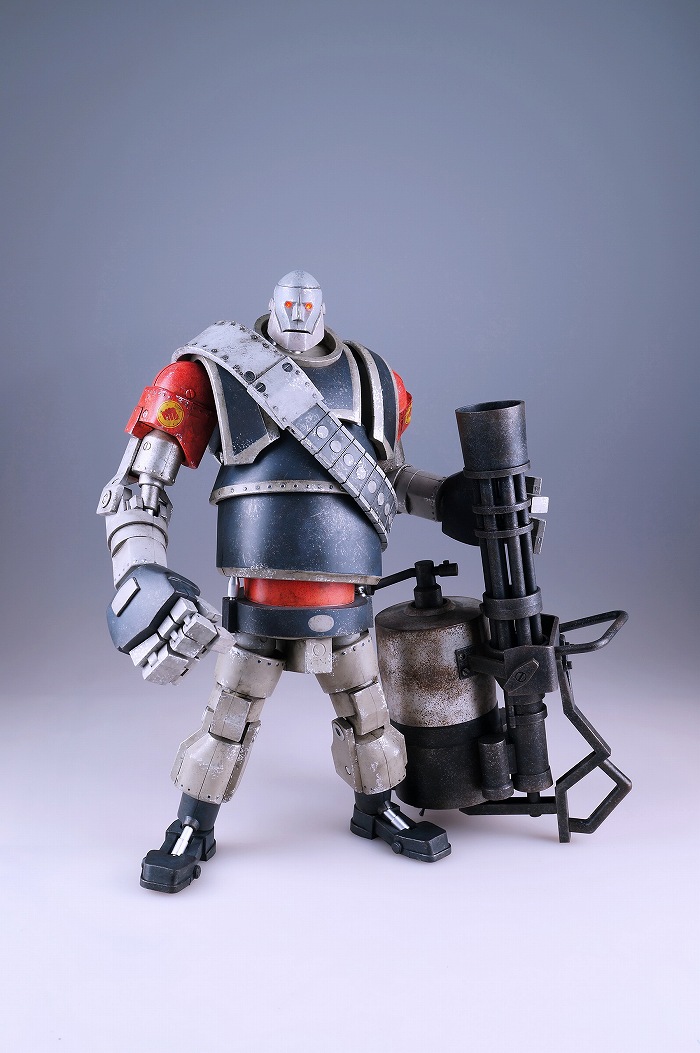 チームフォートレス2「Team Fortress2 Robot Heavy Red」「Team Fortress2 Robot Heavy Blue」のフィギュア画像