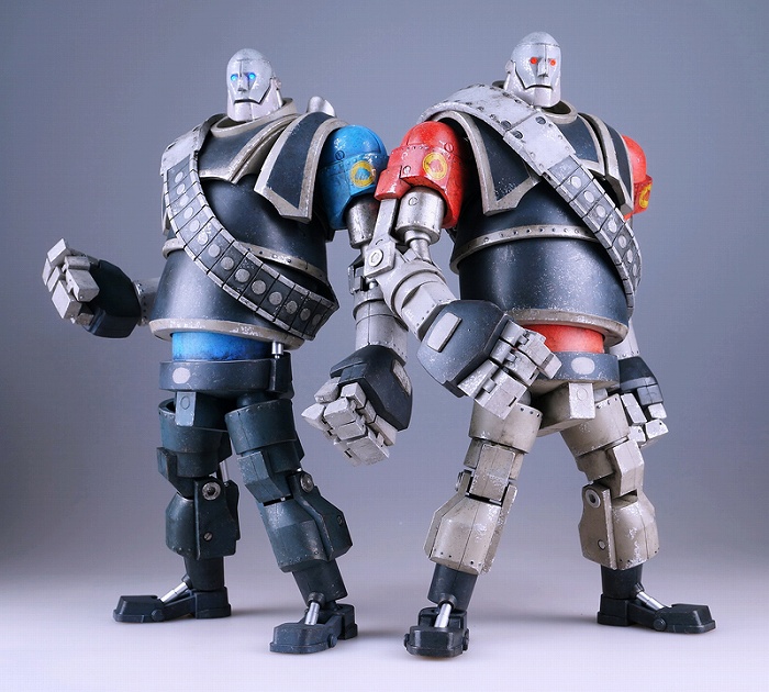 チームフォートレス2「Team Fortress2 Robot Heavy Red」「Team Fortress2 Robot Heavy Blue」のフィギュア画像