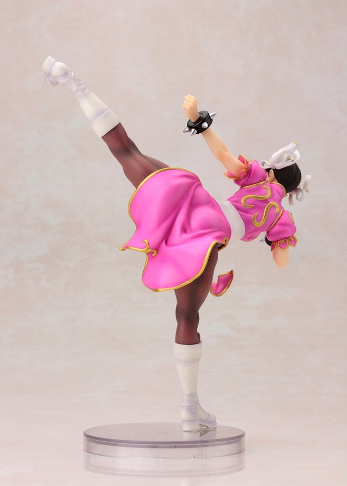 「STREET FIGHTER美少女　春麗 -PINK COSTUME-　限定版」のフィギュア画像