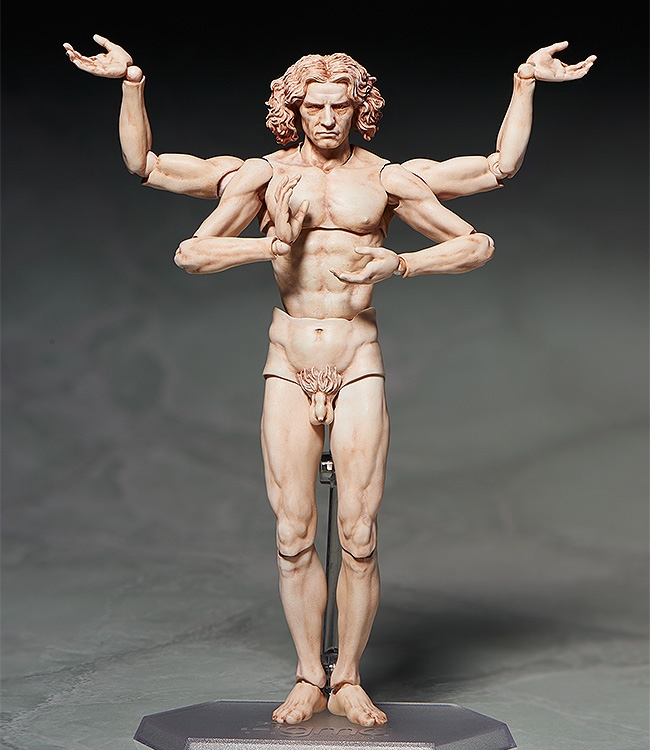 テーブル美術館「figma ウィトルウィウス的人体図」のフィギュア画像