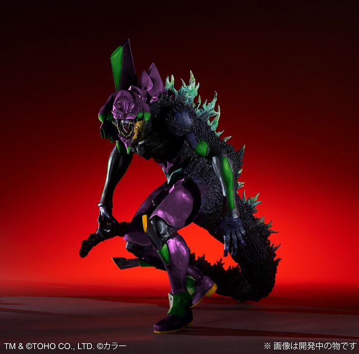 「ゴジラ対エヴァンゲリオン 東宝30cmシリーズ エヴァンゲリオン初号機“G”覚醒形態」のフィギュア画像