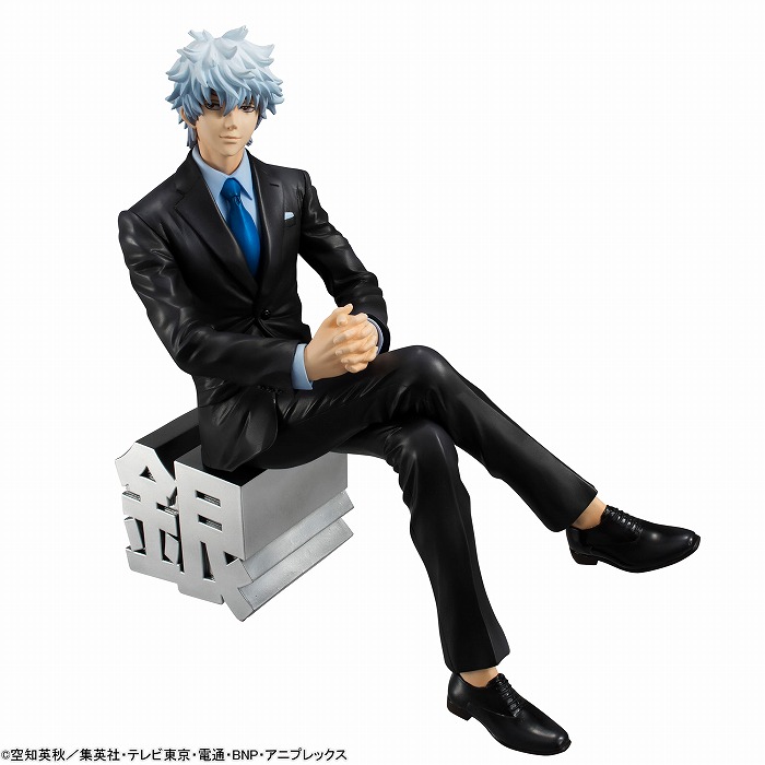 「G.E.M.シリーズ 銀魂 坂田銀時 スーツver.改め、おまけでメガネver.」のフィギュア画像