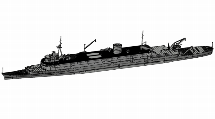 「艦これ」プラモデル No.36 艦娘 潜水母艦 大鯨のフィギュア画像