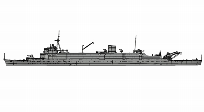 「艦これ」プラモデル No.36 艦娘 潜水母艦 大鯨のフィギュア画像