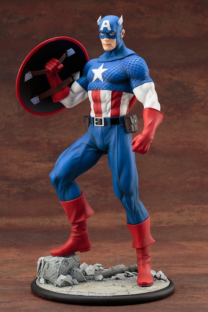 MARVEL UNIVERSE「ARTFX キャプテン・アメリカ」のフィギュア画像