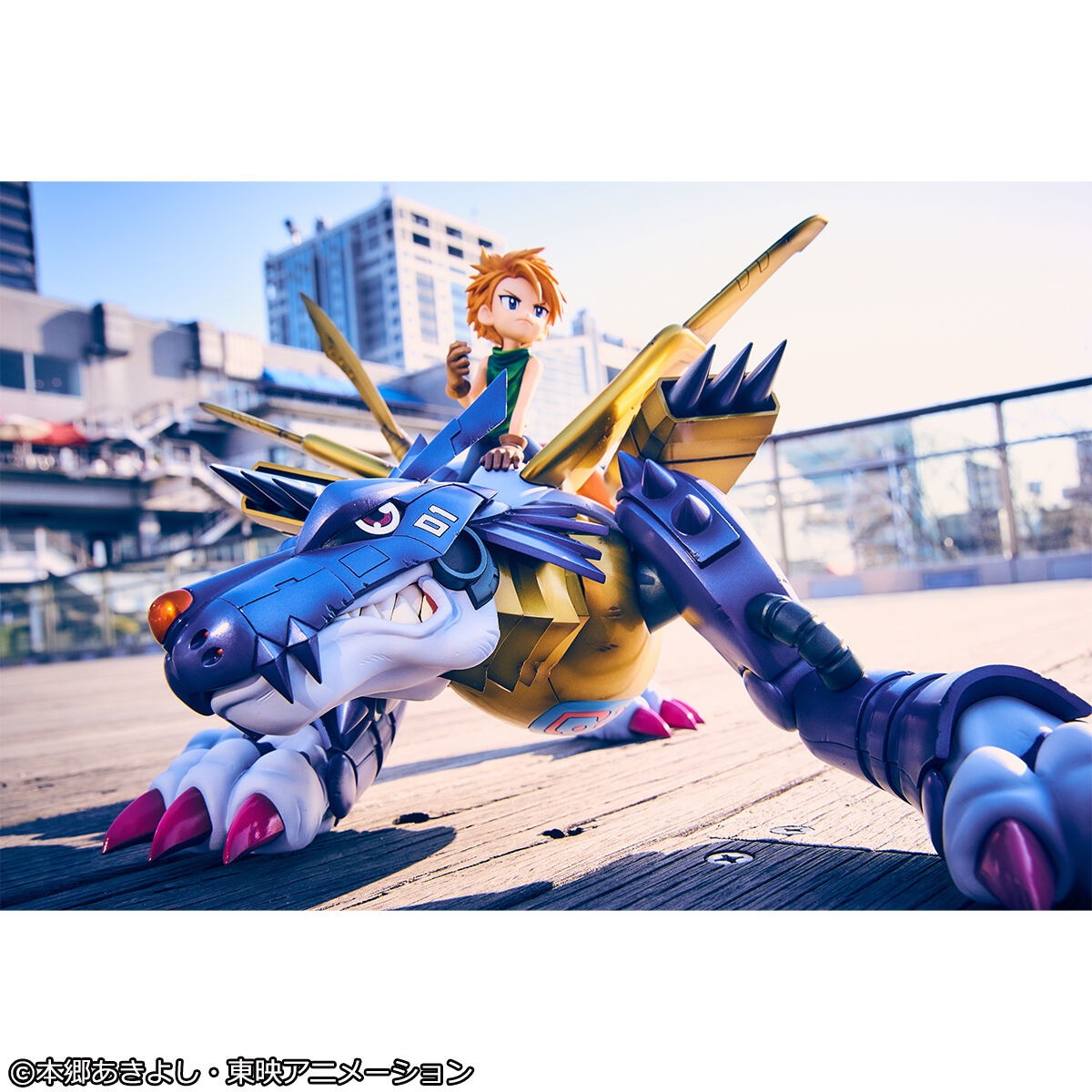 デジモンアドベンチャー「Precious G.E.M.シリーズ メタルガルルモン&石田ヤマト」のフィギュア画像