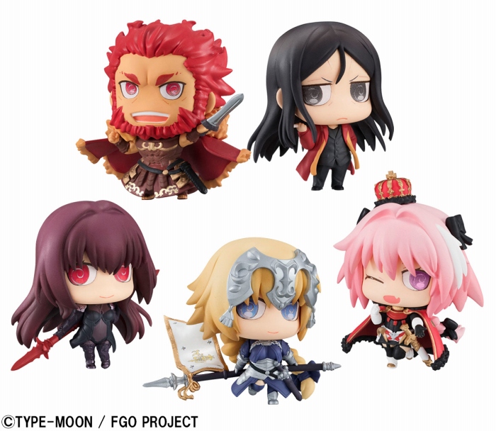 「ぷちきゃら! ちみメガ Fate/Grand Order 第2弾」のフィギュア画像