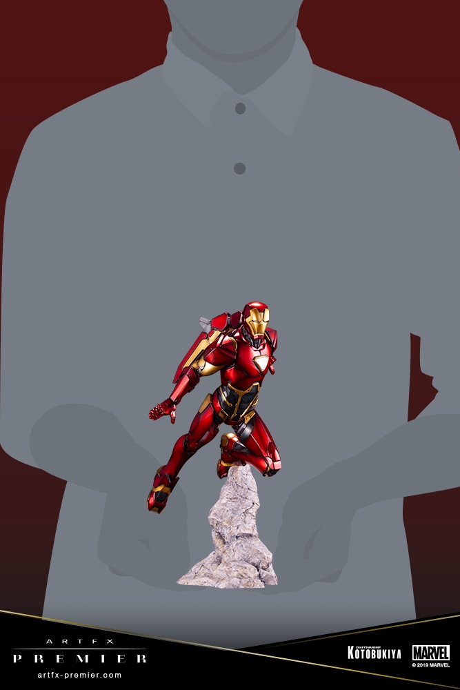 MARVEL AVENGERSフレッシュスタート「ARTFX PREMIER アイアンマン」のフィギュア画像