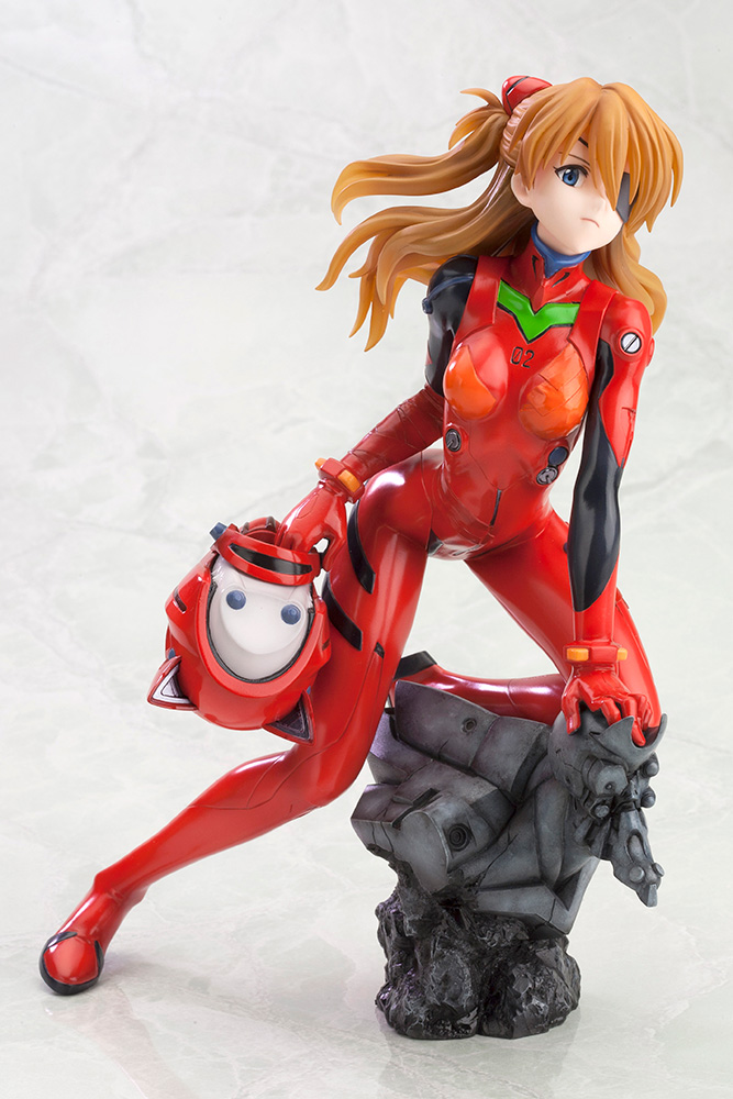 ヱヴァンゲリヲン新劇場版「式波・アスカ・ラングレー:Q ~プラグスーツver.~:RE」のフィギュア画像