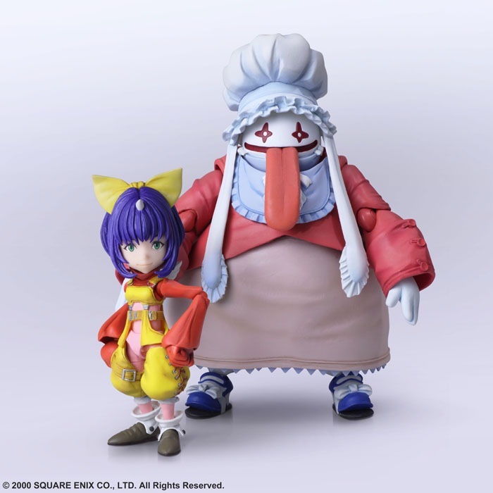 「ファイナルファンタジーIX BRING ARTS エーコ・キャルオル & クイナ・クゥエン」のフィギュア画像