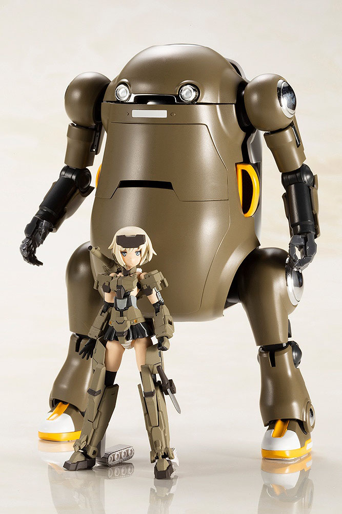 フレームアームズ・ガール「ハンドスケール轟雷 with20 メカトロウィーゴちゃいろ」のフィギュア画像