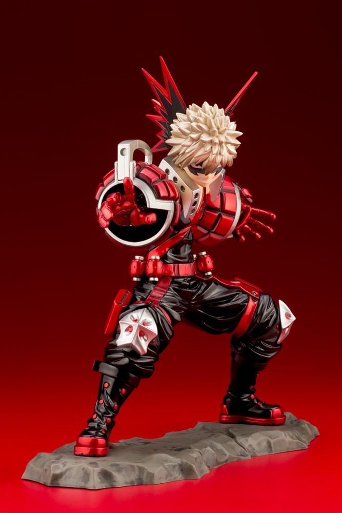 僕のヒーローアカデミア「ARTFX J 爆豪勝己 Limited color edition」のフィギュア画像