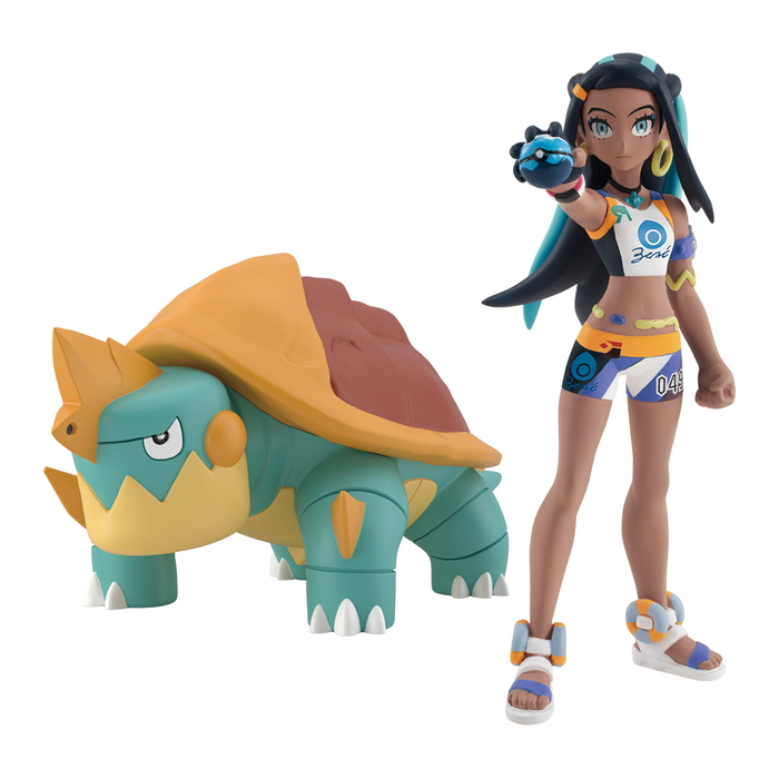 「ポケモンスケールワールド ガラル地方 ルリナ&カジリガメ」のフィギュア画像