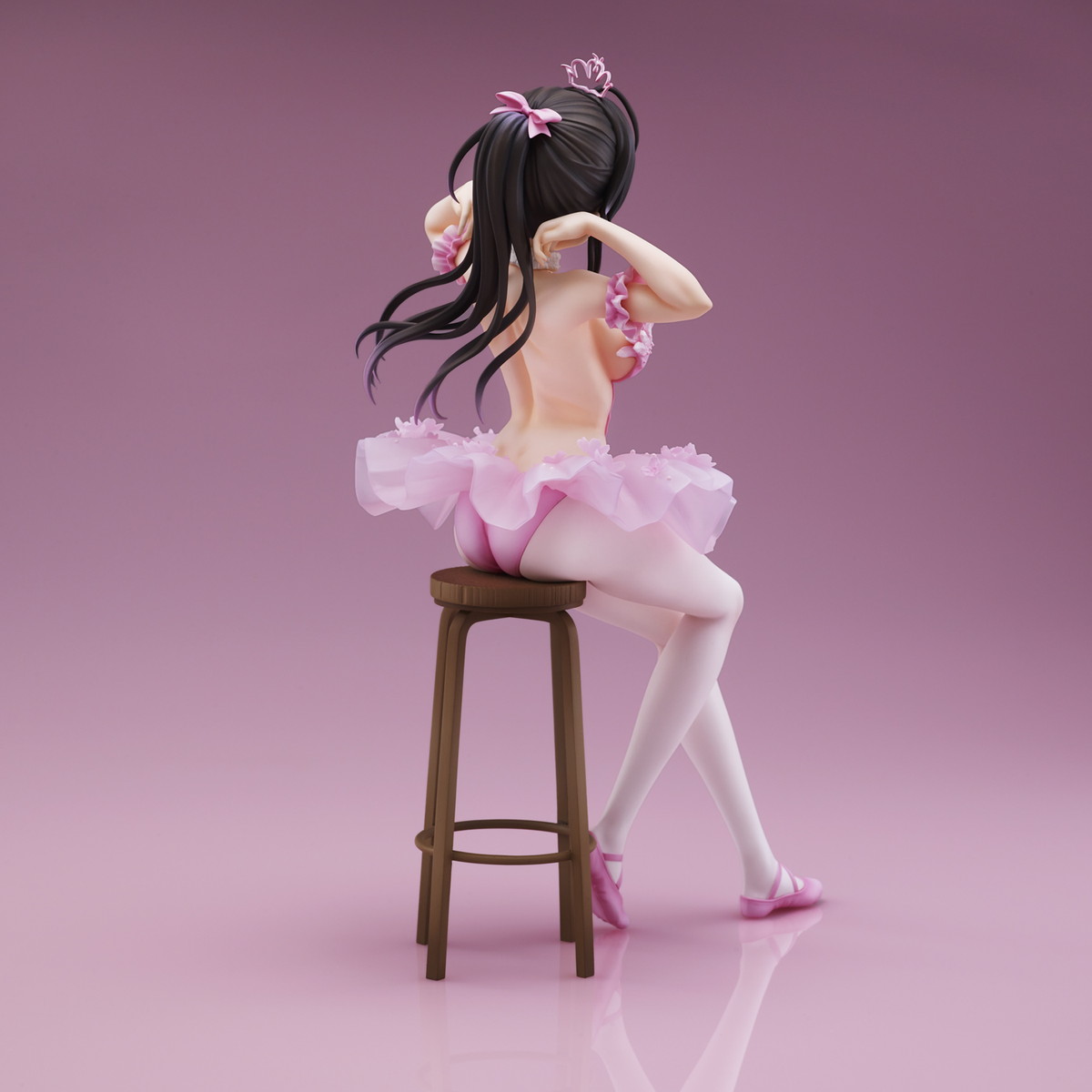 「Anmiイラスト『フラミンゴバレエ団』ポニーテールの子」のフィギュア画像