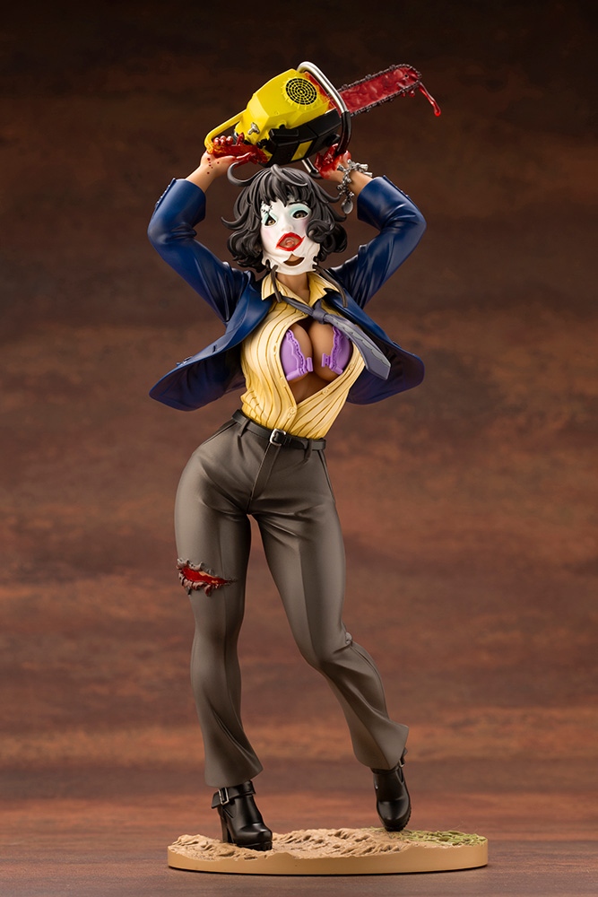 悪魔のいけにえ「HORROR美少女 レザーフェイス CHAINSAW DANCE」のフィギュア画像