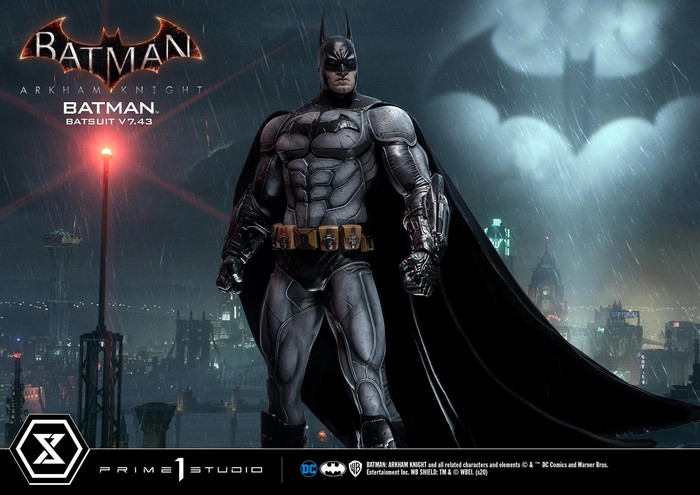 「ミュージアムマスターライン バットマン:アーカム・ナイト バットマン V7.43 バットスーツ」のフィギュア画像