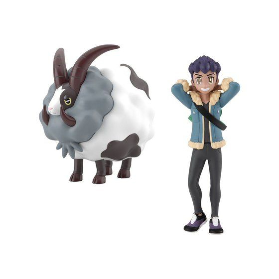 「ポケモンスケールワールド ガラル地方 ホップ&バイウールー」のフィギュア画像