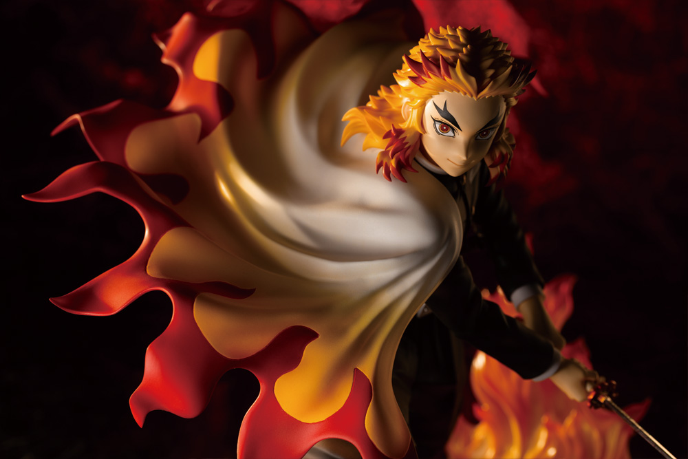 鬼滅の刃「ARTFX J 煉獄杏寿郎」のフィギュア画像