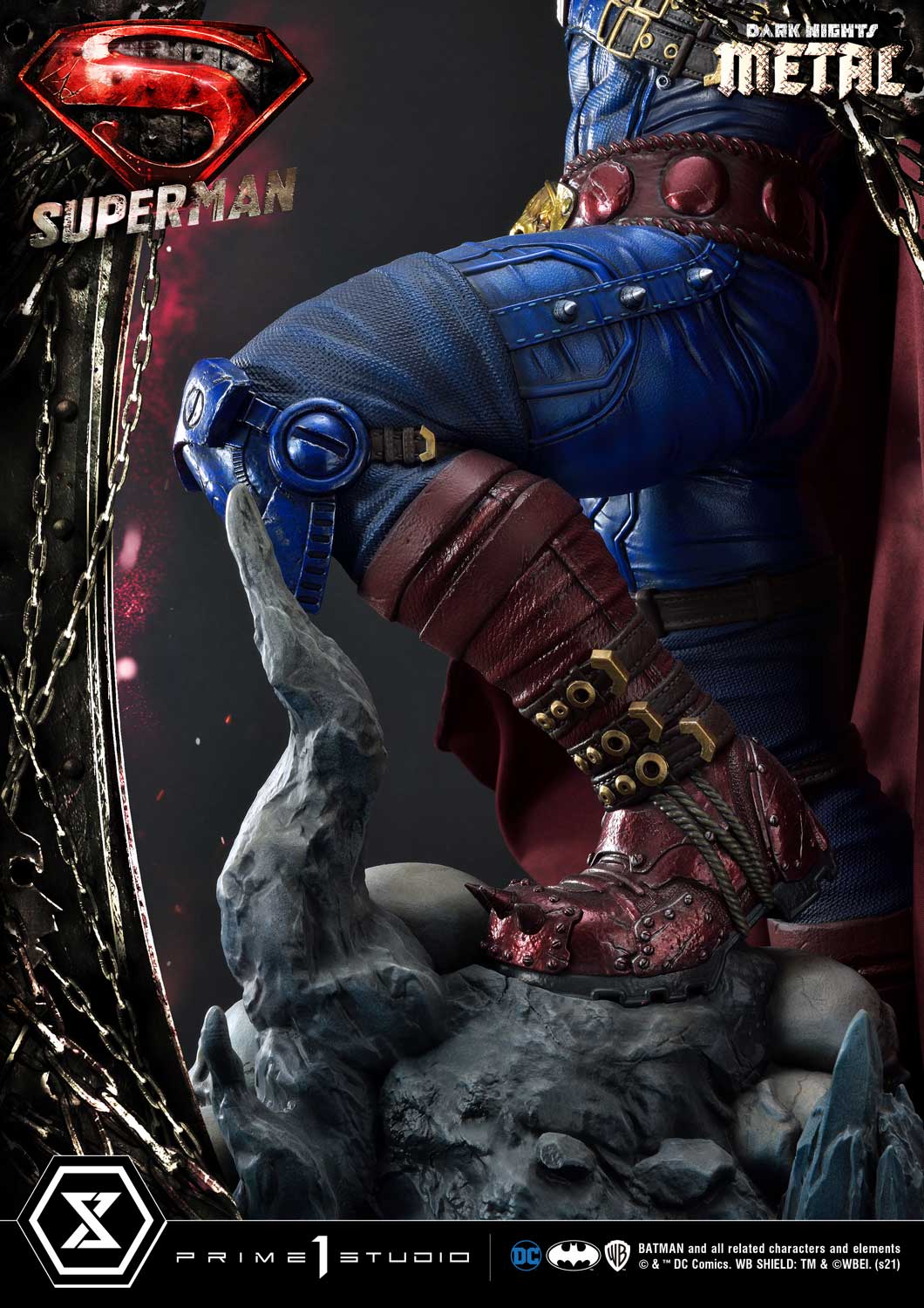 「ミュージアムマスターライン ダークナイツ：メタル スーパーマン」のフィギュア画像