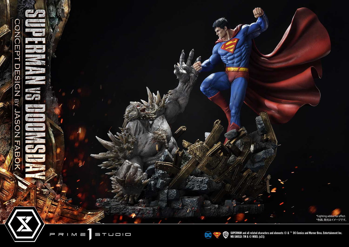 「アルティメットミュージアムマスターライン スーパーマン スーパーマンVSドゥームズデイ（Concept By Jason Fabok）」のフィギュア画像