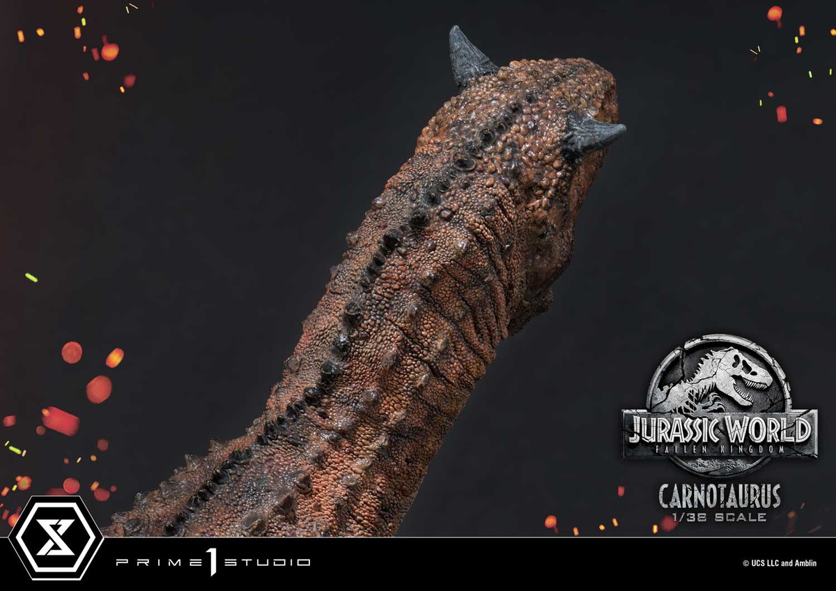 「プライムコレクタブルフィギュア ジュラシック・ワールド：炎の王国 カルノタウルス」のフィギュア画像