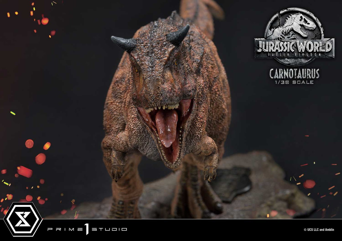 「プライムコレクタブルフィギュア ジュラシック・ワールド：炎の王国 カルノタウルス」のフィギュア画像