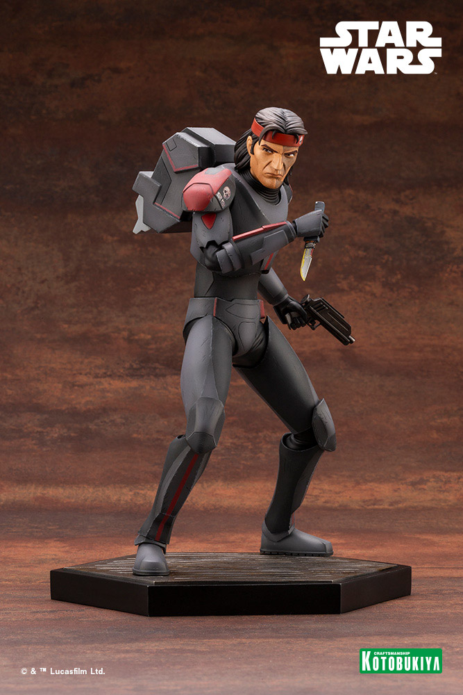 スター・ウォーズ：バッド・バッチ「ARTFX ハンター THE BAD BATCH」のフィギュア画像