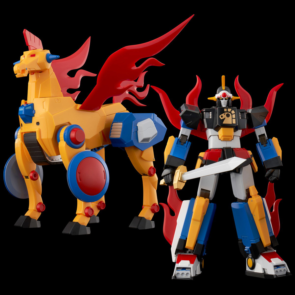 タイムボカンシリーズ ヤットデタマン「RIOBOT タイムボカンシリーズ ヤットデタマン 大巨神&大天馬」のフィギュア画像