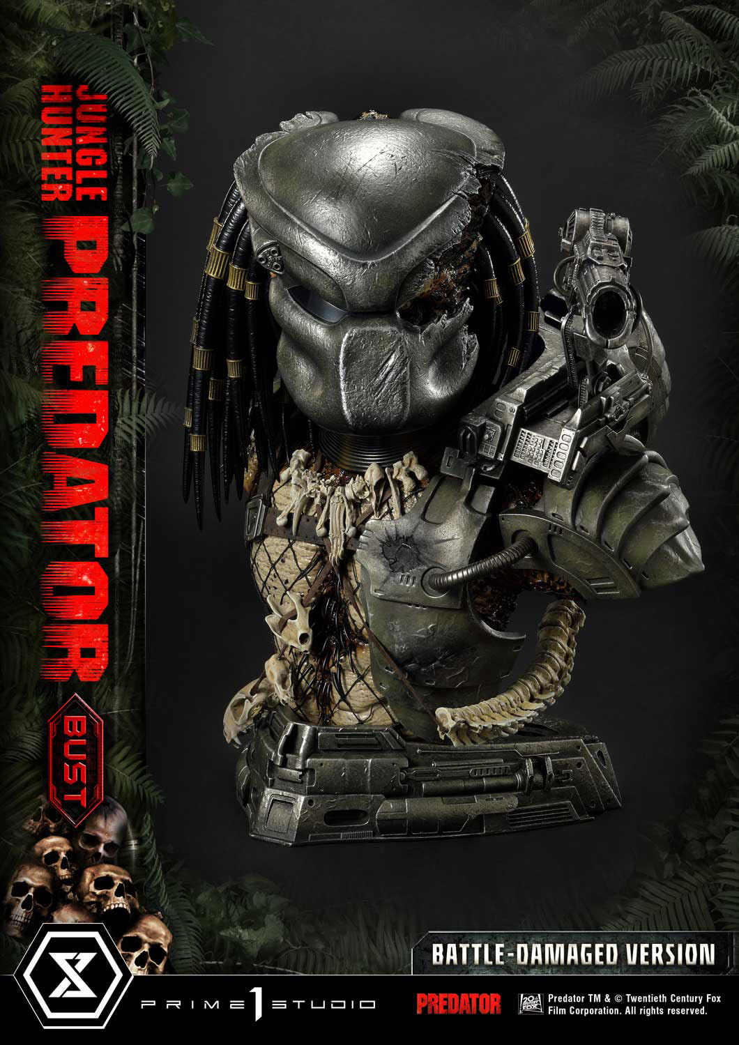 「プレミアムバスト プレデター ジャングルハンタープレデター“バトルダメージ”」のフィギュア画像