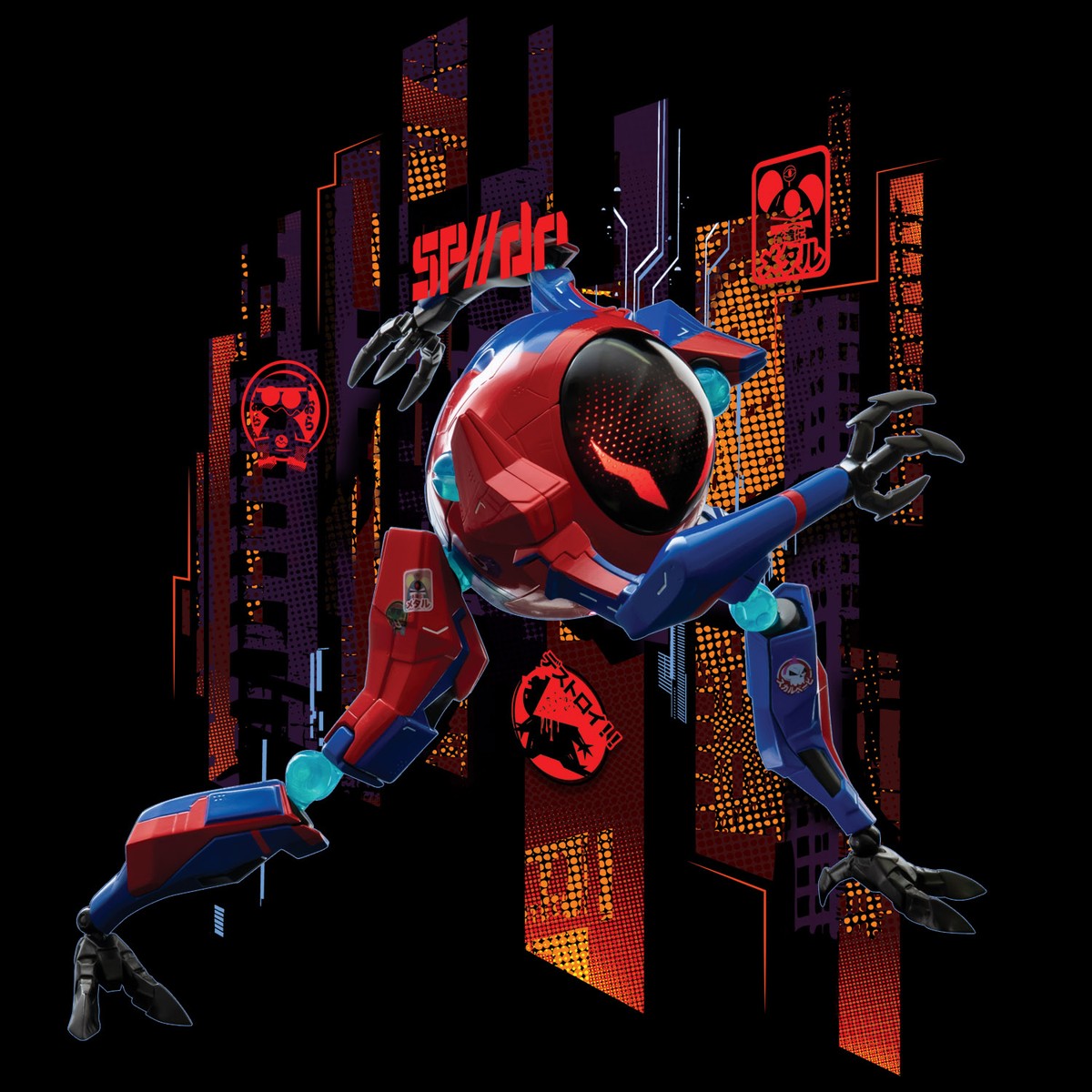 「スパイダーマン：スパイダーバース SVアクション ペニー・ パーカー ＆ SP//dr」のフィギュア画像
