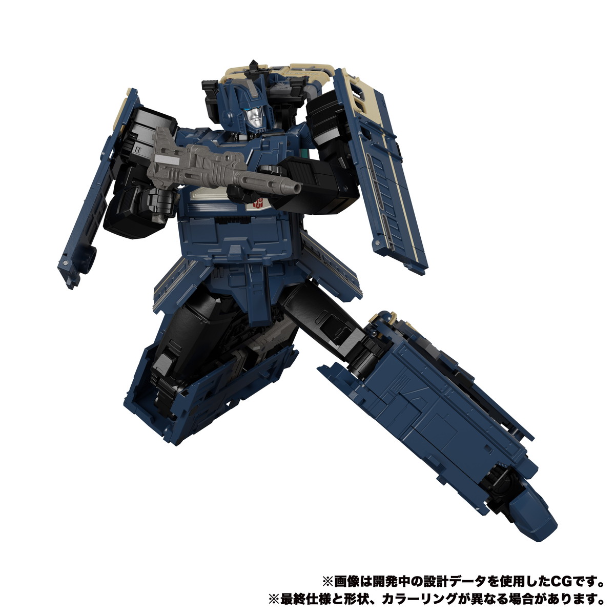 トランスフォーマー ザ☆ヘッドマスターズ「MPG-02 トレインボットゲツエイ」のフィギュア画像
