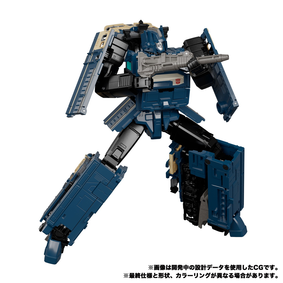 トランスフォーマー ザ☆ヘッドマスターズ「MPG-02 トレインボットゲツエイ」のフィギュア画像