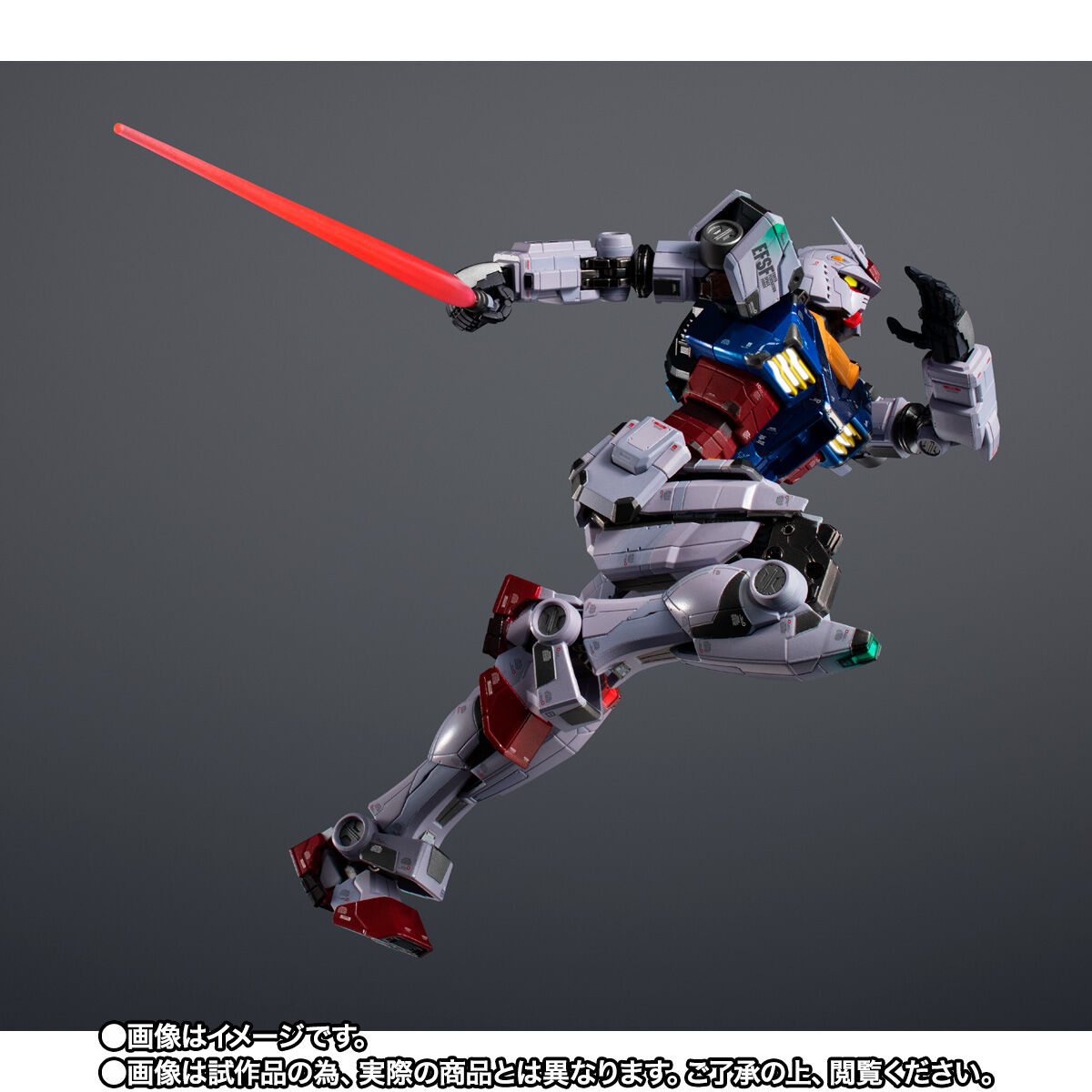 機動戦士ガンダム「超合金×GUNDAM FACTORY YOKOHAMA RX-78F00 GUNDAM -Night illuminated ver.-」のフィギュア画像