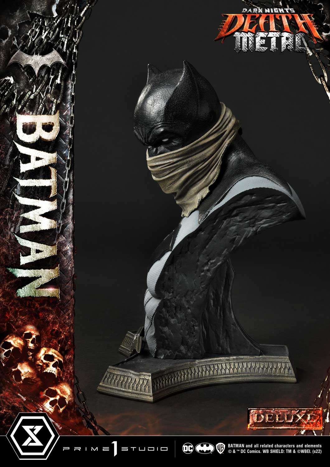 ダークナイツ：デスメタル「バットマン DXボーナス版」のフィギュア画像