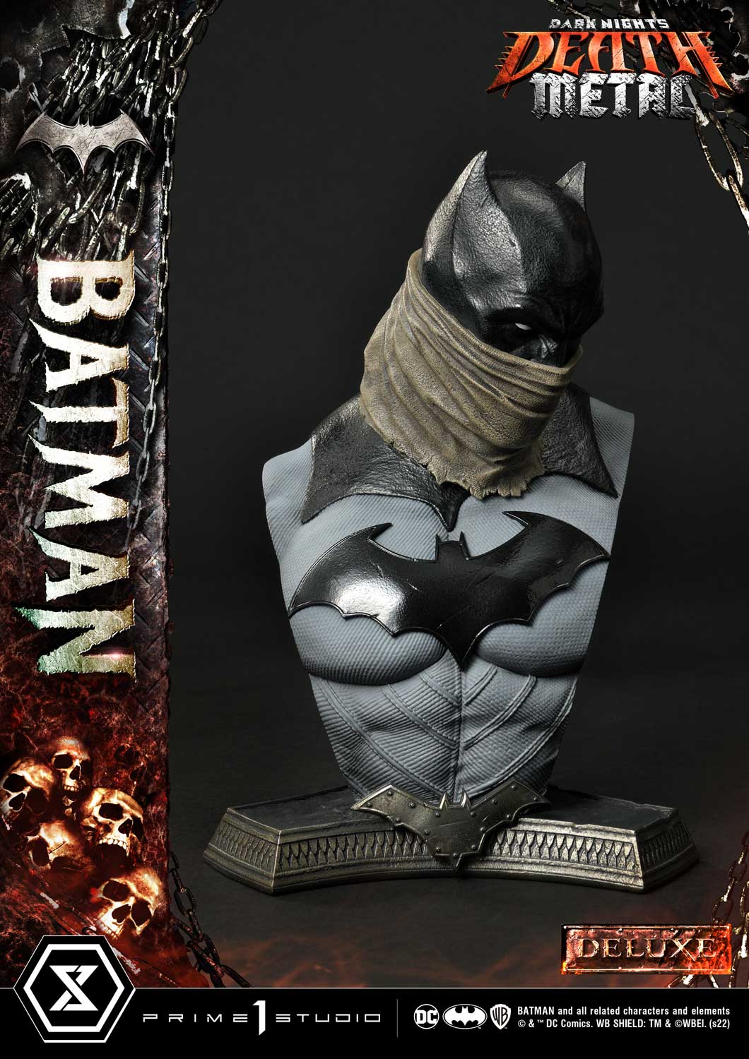 ダークナイツ：デスメタル「バットマン DXボーナス版」のフィギュア画像