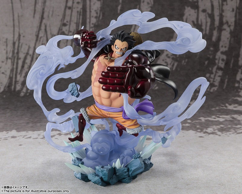 ONE PIECE「フィギュアーツZERO ［超激戦］モンキー・D・ルフィ -ギア4 三船長 鬼ヶ島怪物決戦-」のフィギュア画像
