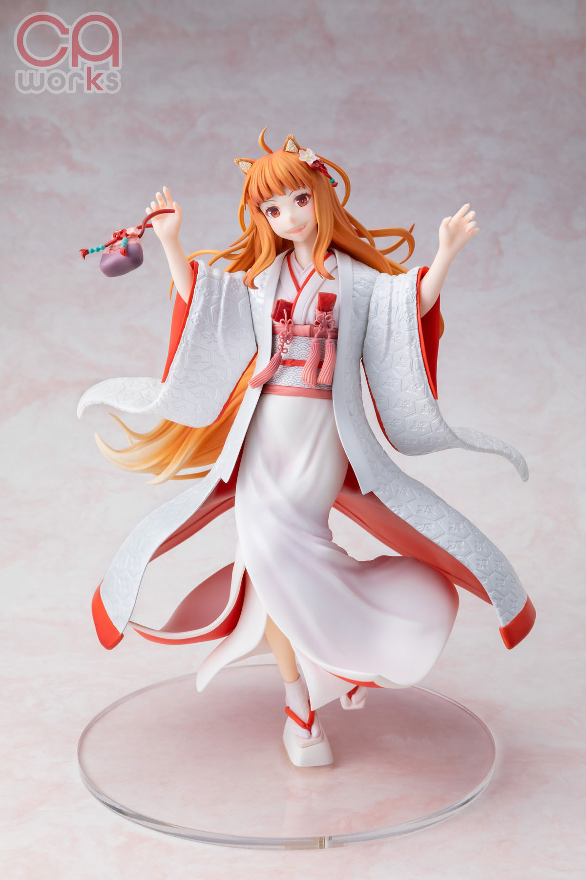 「CAworks『狼と香辛料』ホロ 白無垢ver.」のフィギュア画像