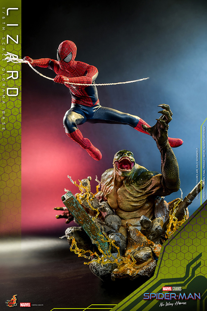 アメイジング・スパイダーマン2「アメイジング・スパイダーマン＆リザード（ジオラマ台座）セット」のフィギュア画像