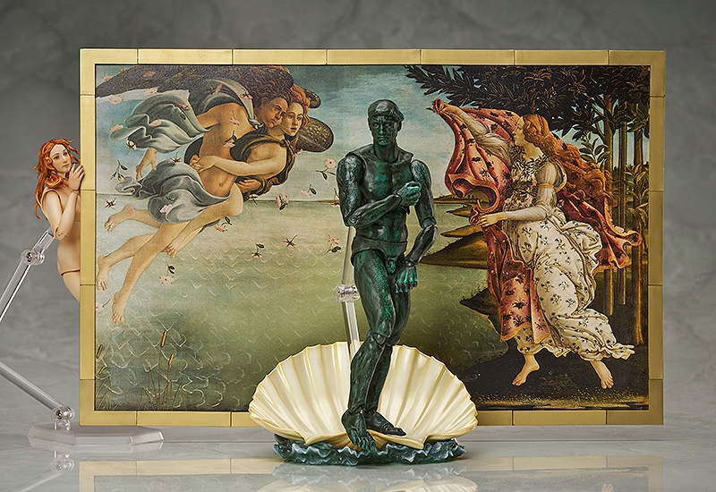 テーブル美術館「figma ボッティチェリ作ヴィーナスの誕生」のフィギュア画像