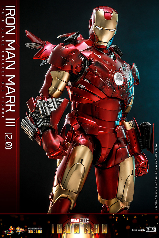 アイアンマン「アイアンマン・マーク3 （2.0版）」のフィギュア画像