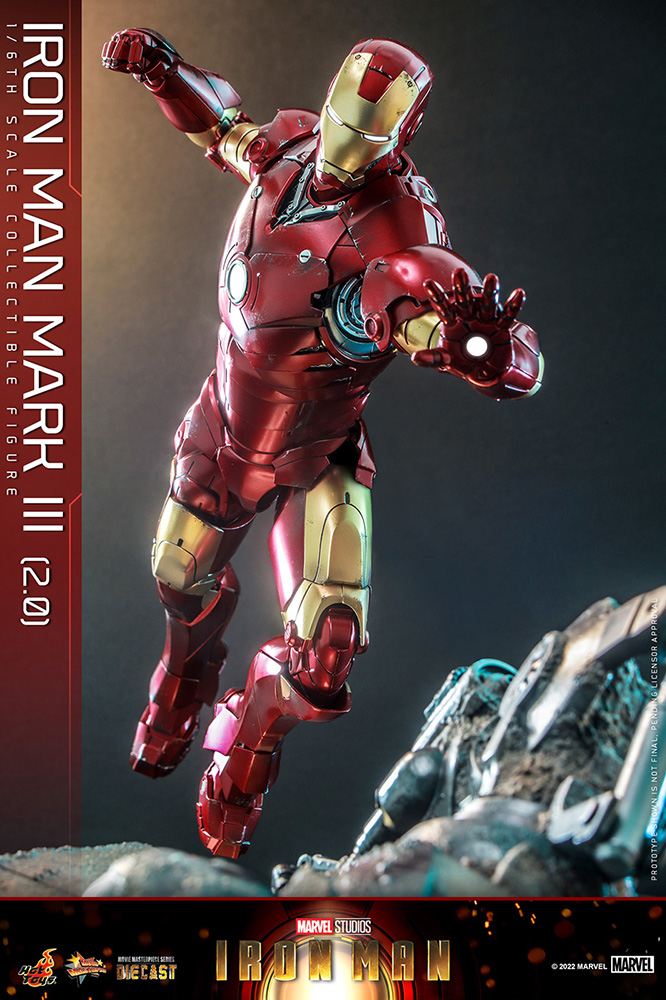 アイアンマン「アイアンマン・マーク3 （2.0版）」のフィギュア画像