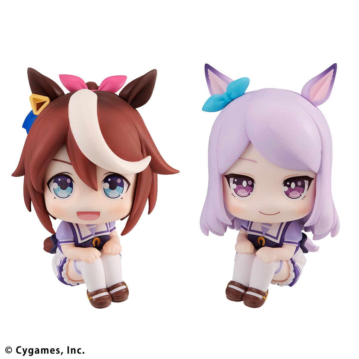 「るかっぷ ウマ娘 プリティーダービー トウカイテイオー&メジロマックイーンセット」のフィギュア画像