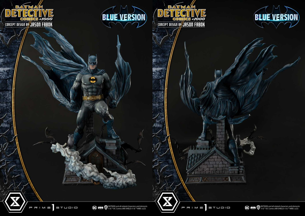バットマン（コミック）「バットマン “Detective Comics #1000 Cover Art” （Concept Design By Jason Fabok） ブルーバージョン」のフィギュア画像