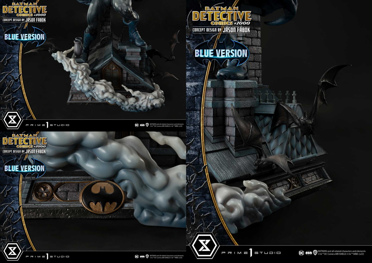 バットマン（コミック）「バットマン “Detective Comics #1000 Cover Art” （Concept Design By Jason Fabok） ブルーバージョン」のフィギュア画像
