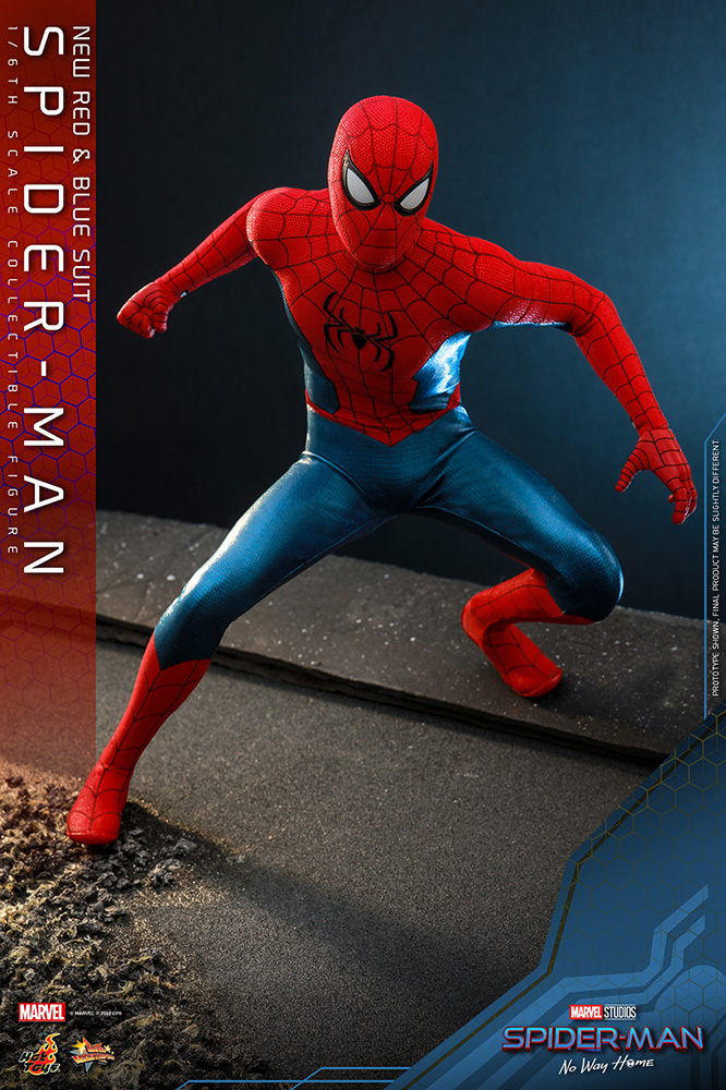 スパイダーマン：ノー・ウェイ・ホーム「スパイダーマン（ニュー・レッド＆ブルースーツ）」のフィギュア画像
