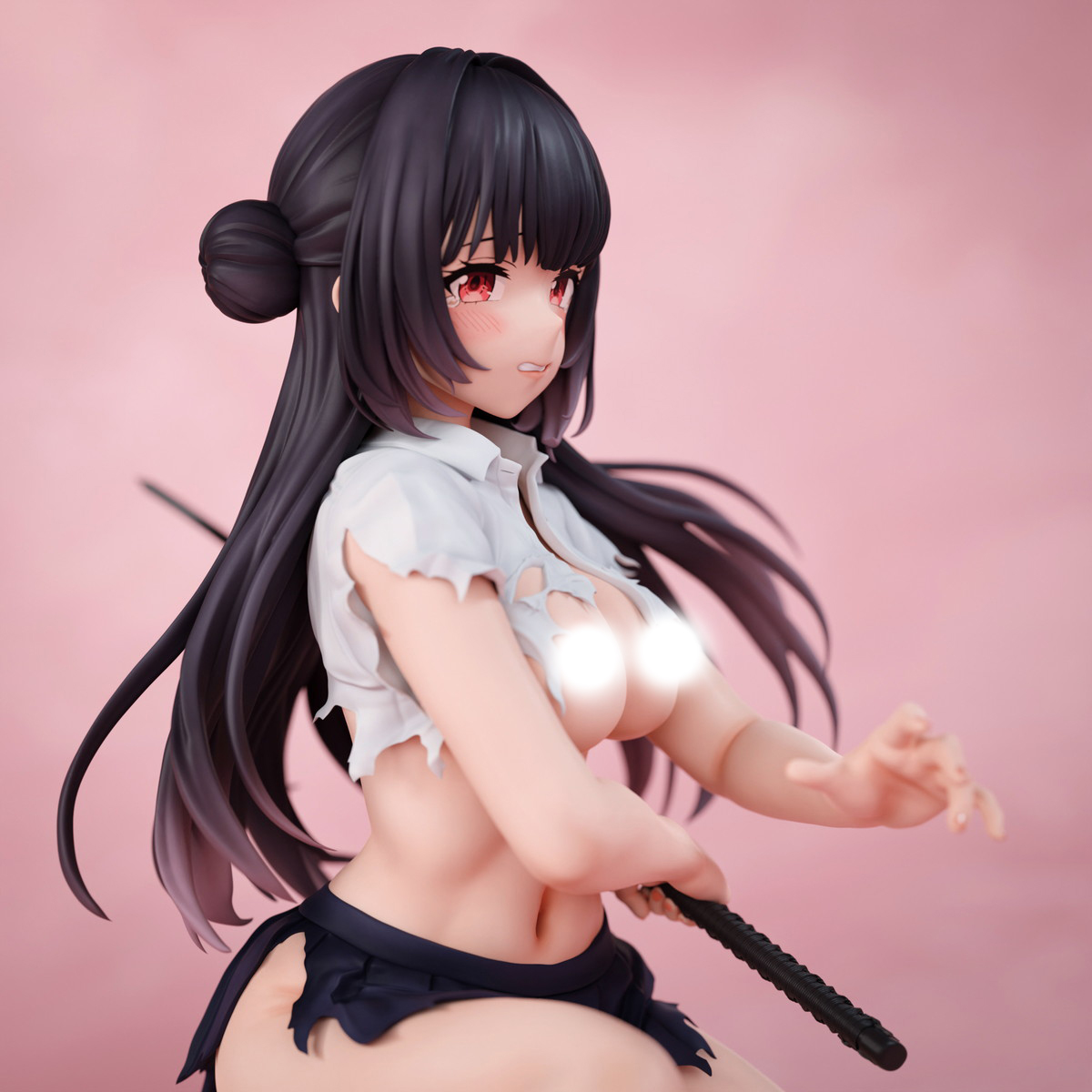 インサイトオリジナル「さむらいJK 咲良 ダメージver.」のフィギュア画像