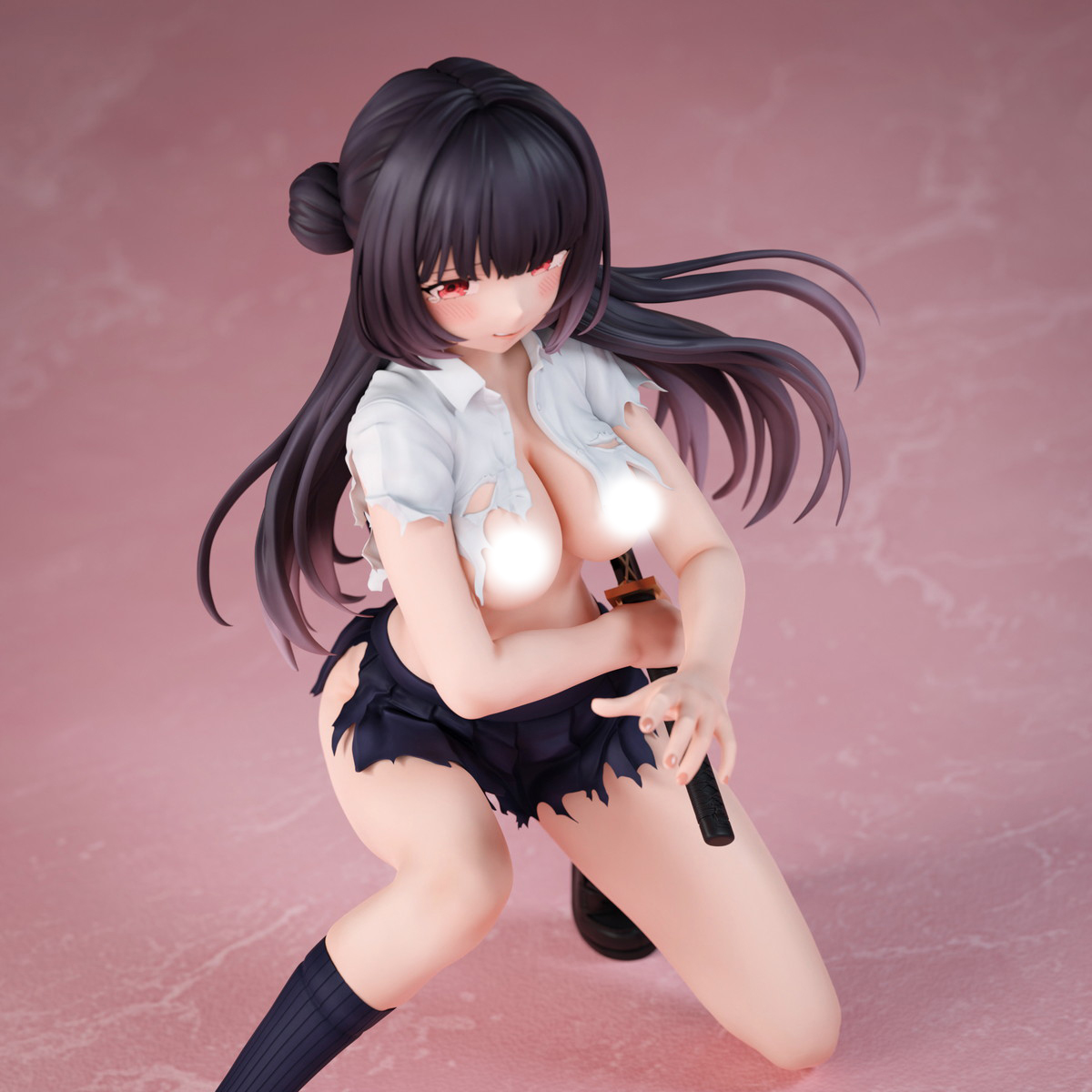 インサイトオリジナル「さむらいJK 咲良 ダメージver.」のフィギュア画像